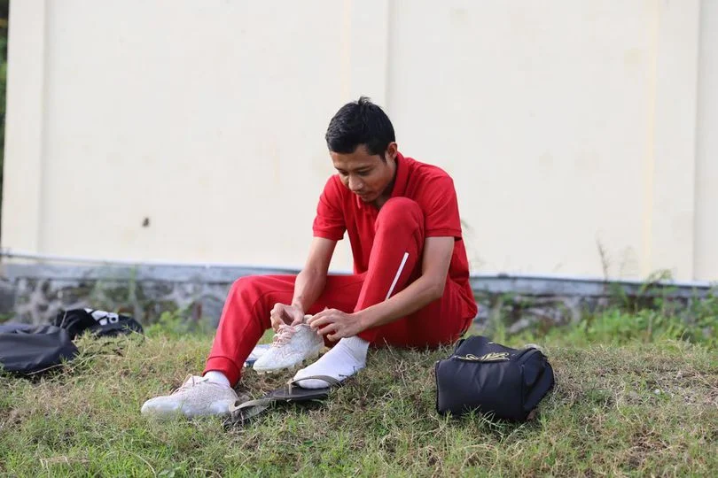 Ketika Reog Kendang dan Gerakan Tari jadi Inspirasi Evan Dimas Melatih SSB Saraswati Tulungagung